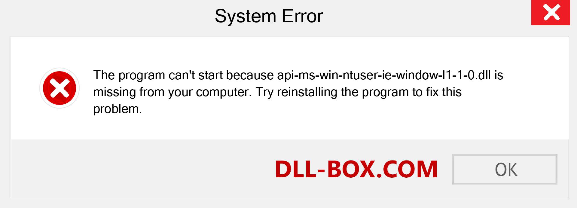  api-ms-win-ntuser-ie-window-l1-1-0.dll file is missing?. Download for Windows 7, 8, 10 - Fix  api-ms-win-ntuser-ie-window-l1-1-0 dll Missing Error on Windows, photos, images